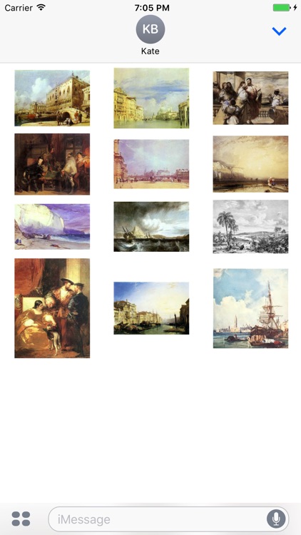 Richard Parkes Bonington Artworks Stickers