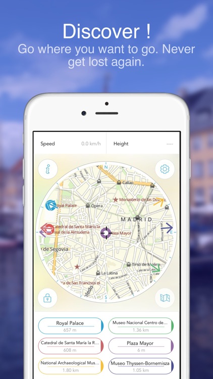 Madrid on foot : Offline map