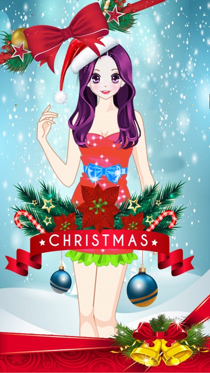 Christmas Salon Ball-Fashion Princess make Up Game screenshot-3