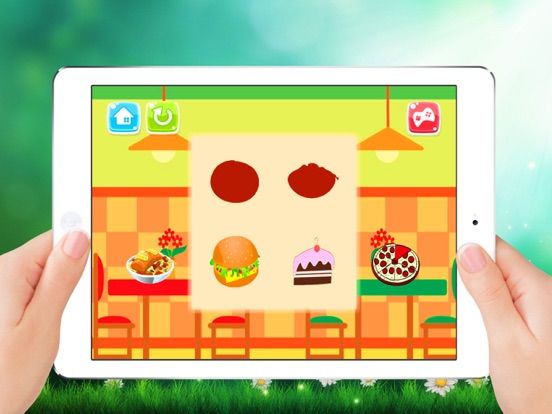 Food Shadow Puzzles,Drag and Drop Puzzle for Kid