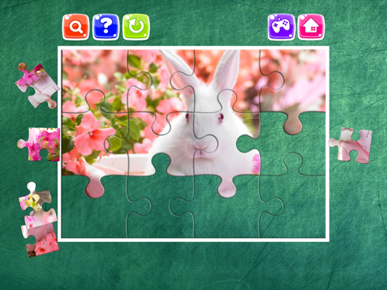 Screenshot #5 pour Lapin Jigsaw Puzzle animal Drag and Drop pour les