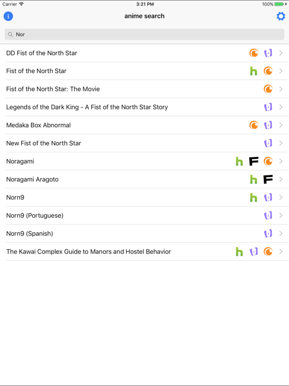 Anime Search by ayyfish iPad screenshot 2 - Entertainment app