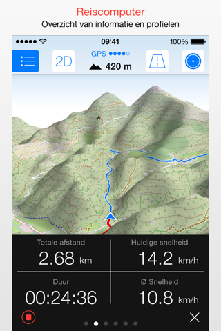 Maps 3D - Hike & Bike screenshot 2