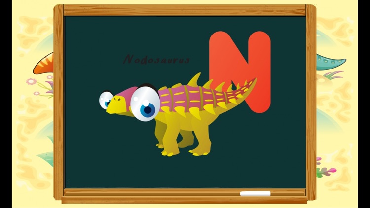 Dinosaurs Kids Alphabet ABC Funny Writing Reading screenshot-3