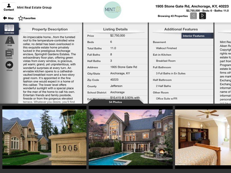 MINT Real Estate Group Mobile for iPad screenshot-3