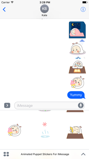 Animated Cute Puppet Stickers For iMessage(圖4)-速報App