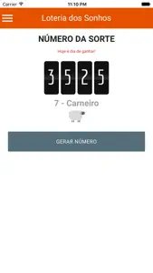 Loteria dos Sonhos screenshot #2 for iPhone