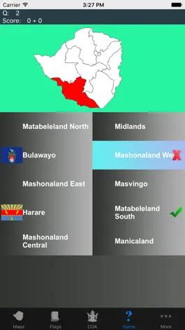 Game screenshot Zimbabwe Province Maps, Flags and Capitals apk