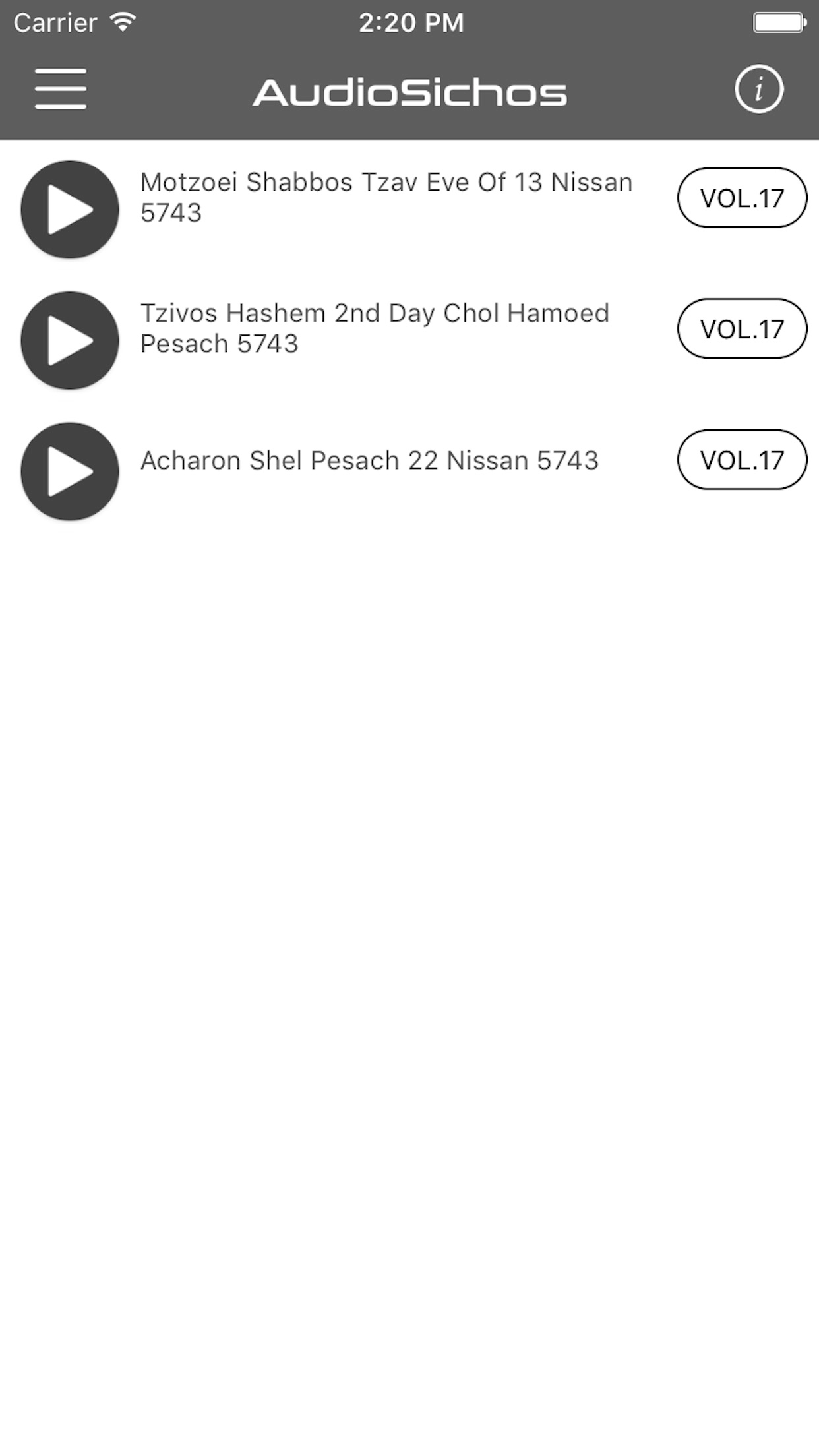 AudioSichos screenshot 2