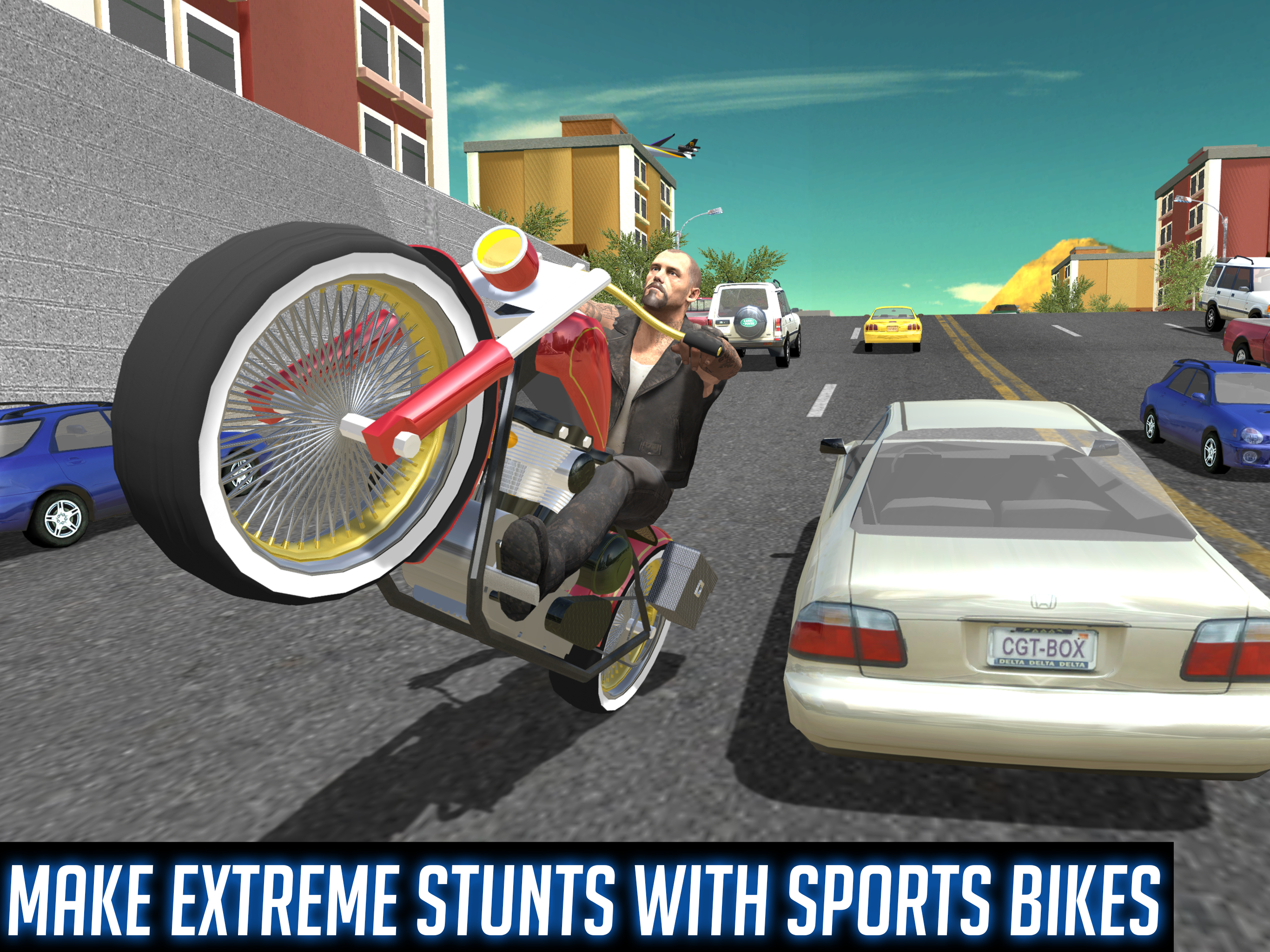 Traffic GT Bike Racer stunts Drive: Highway