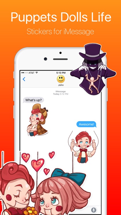 Puppets Dolls Life Stickers