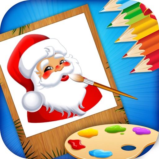 Christmas Kids Coloring Book - Holiday Fun iOS App