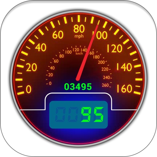 Speedometer Speed Limit Box icon