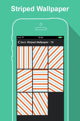 Striped Background and HD Wallpaper screenshot 3