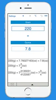 ounces to grams and grams to oz weight converter iphone screenshot 3