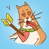 Cute Ginger Cat - Funny Animal Stickers!