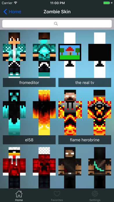 Screenshot #3 pour New Skins for Minecraft PE and PC