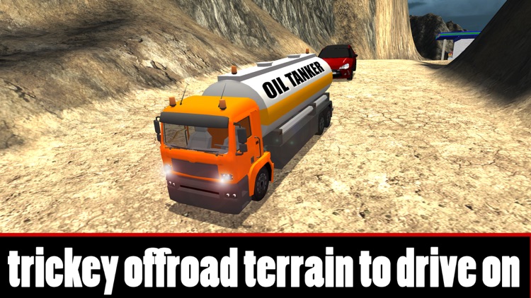 Uphill Oil Tanker Truck Driver & transporter duty screenshot-3
