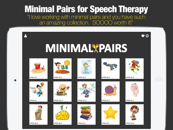 Screenshot #4 pour Minimal Pairs for Speech Therapy
