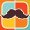 Mustache My Face, the app that has up to 94 different styles of Mustache for you