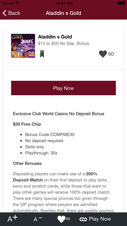 Aladdin's Gold Casino Real Money Guide & New Bonus screenshot-3