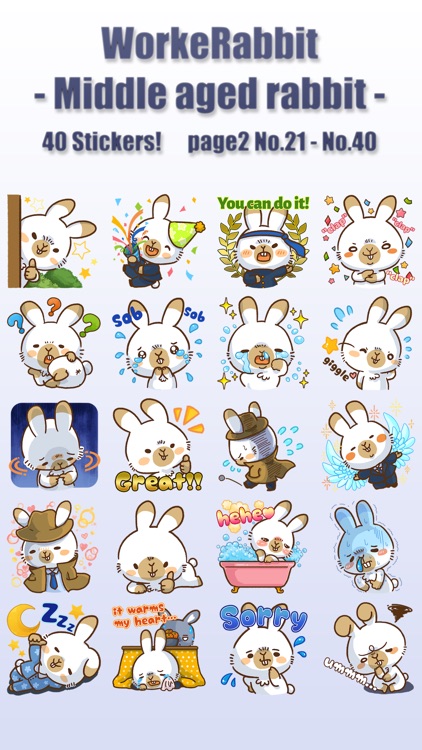 WorkeRabbit -  Sticker for iMessage