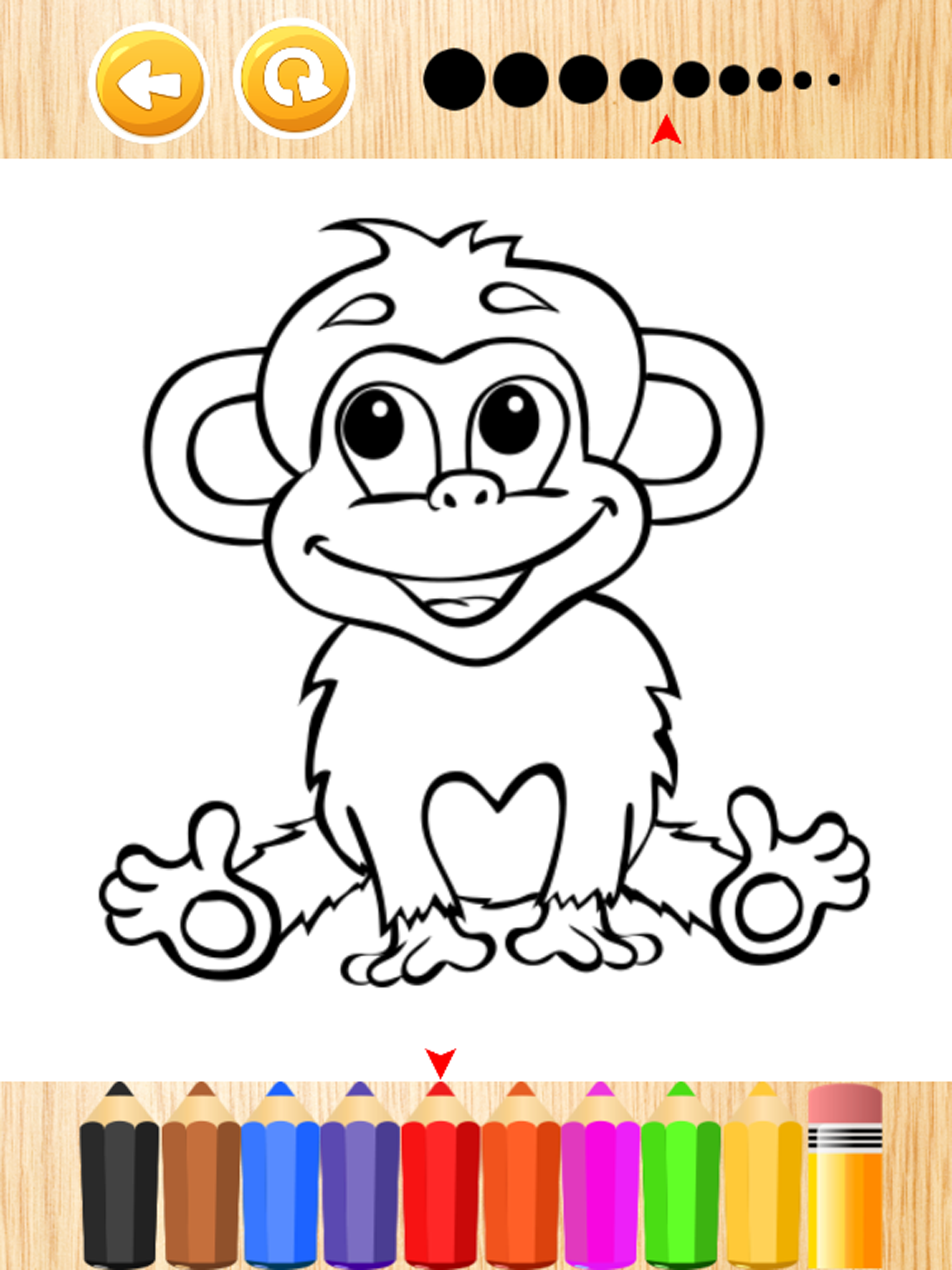 Animal in farm coloring book games for kids