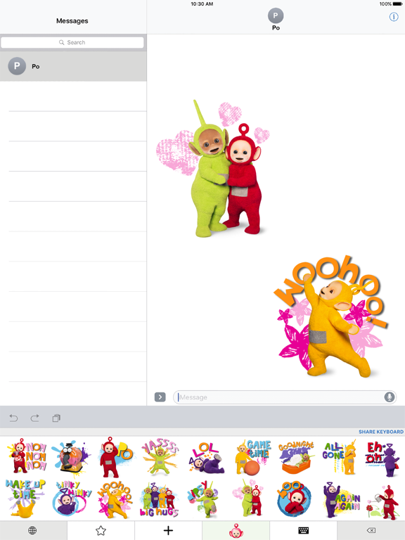 Screenshot #5 pour Teletubbies Sticker Time