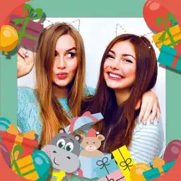 Happy birthday greeting cards – Create stickers app icon