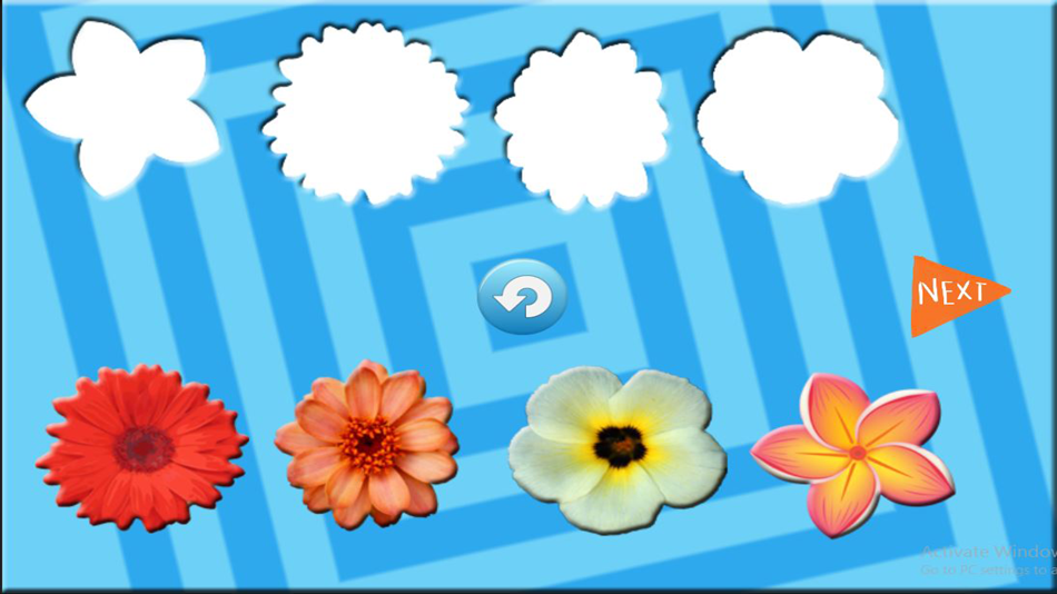 Fun Learning Flower Shapes Sorting game for kids - 1.0 - (iOS)