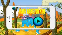 Game screenshot Dinosaur Math Game : Educational For Kid 1st Grade mod apk
