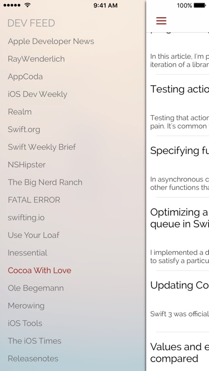 Dev Feed - News for iOS Developers