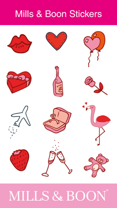 Mills & Boon Happy Ever After iMessage Stickers screenshot 1