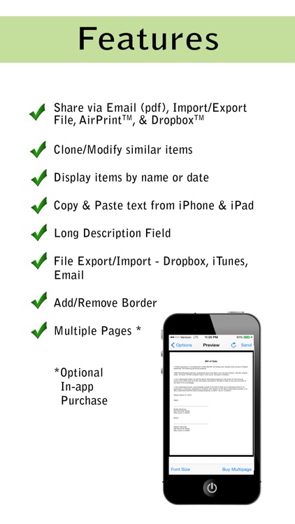 Pocket Bill of Sale Pro