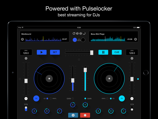 Screenshot #1 for deej - DJ turntable. Mix, record, share your music