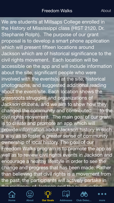 Freedom Walks App screenshot 2