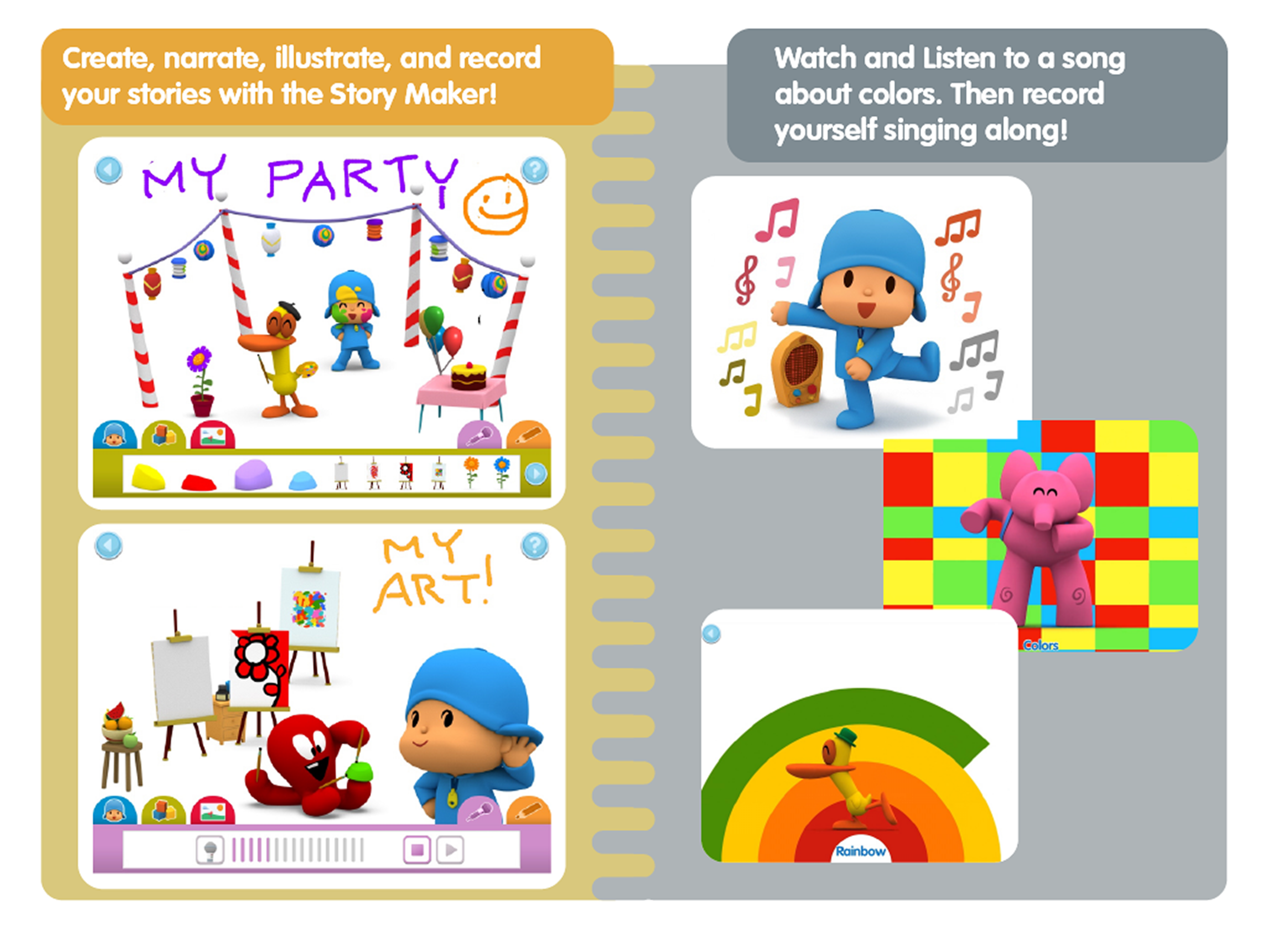 Pocoyo Playset - Colors screenshot 4