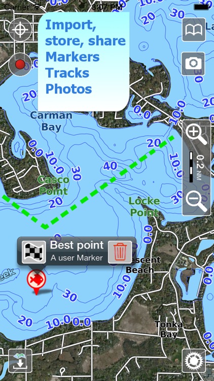 Aqua Map Montana MT Lakes HD - GPS Nautical Charts screenshot-3