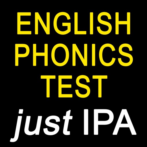 ENGLISH PHONICS TEST just IPA Icon