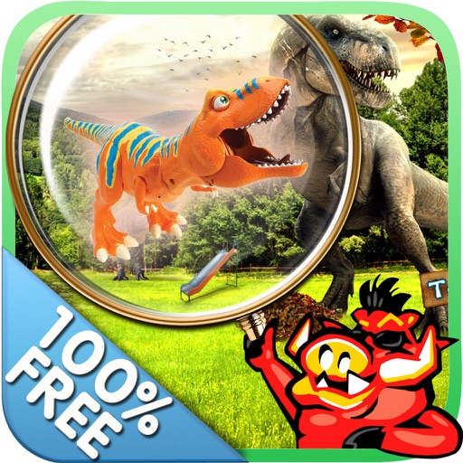 Dino Park Hidden Objects Secret Mystery Puzzles Icon