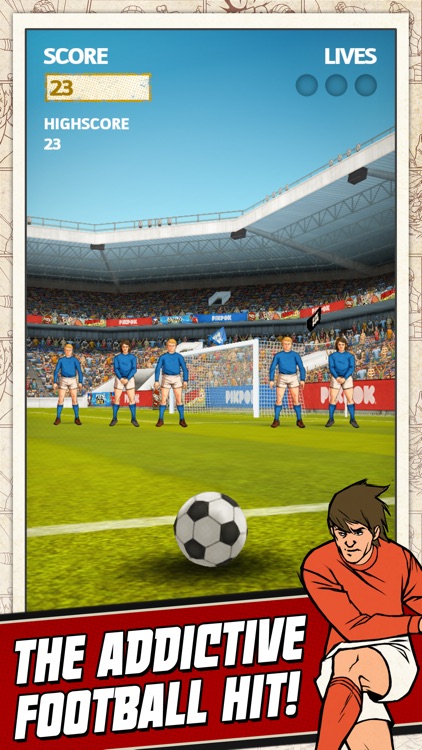 Flick Kick Football Kickoff screenshot-0