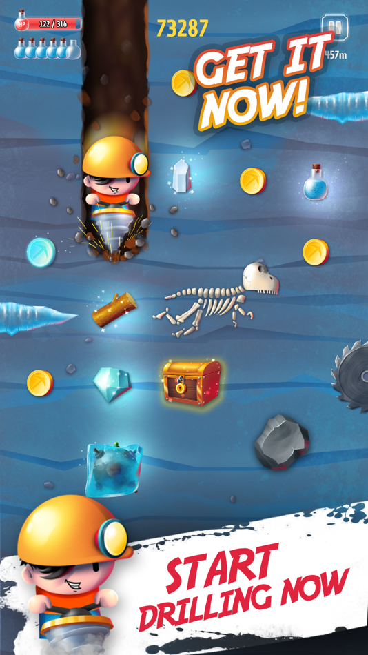 #1. Tiny Miners (iOS) 由: About Fun