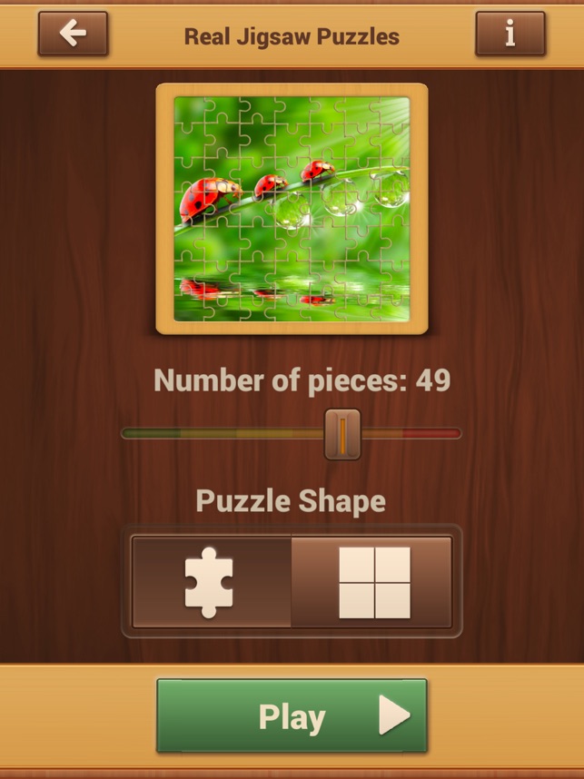 Real Jigsaw Puzzles - Free Mind Games For All Ages on the App Store