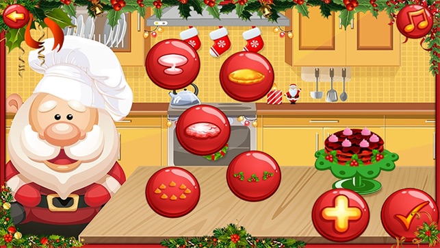 Christmas Cake Maker - Santa Cooking Game(圖4)-速報App