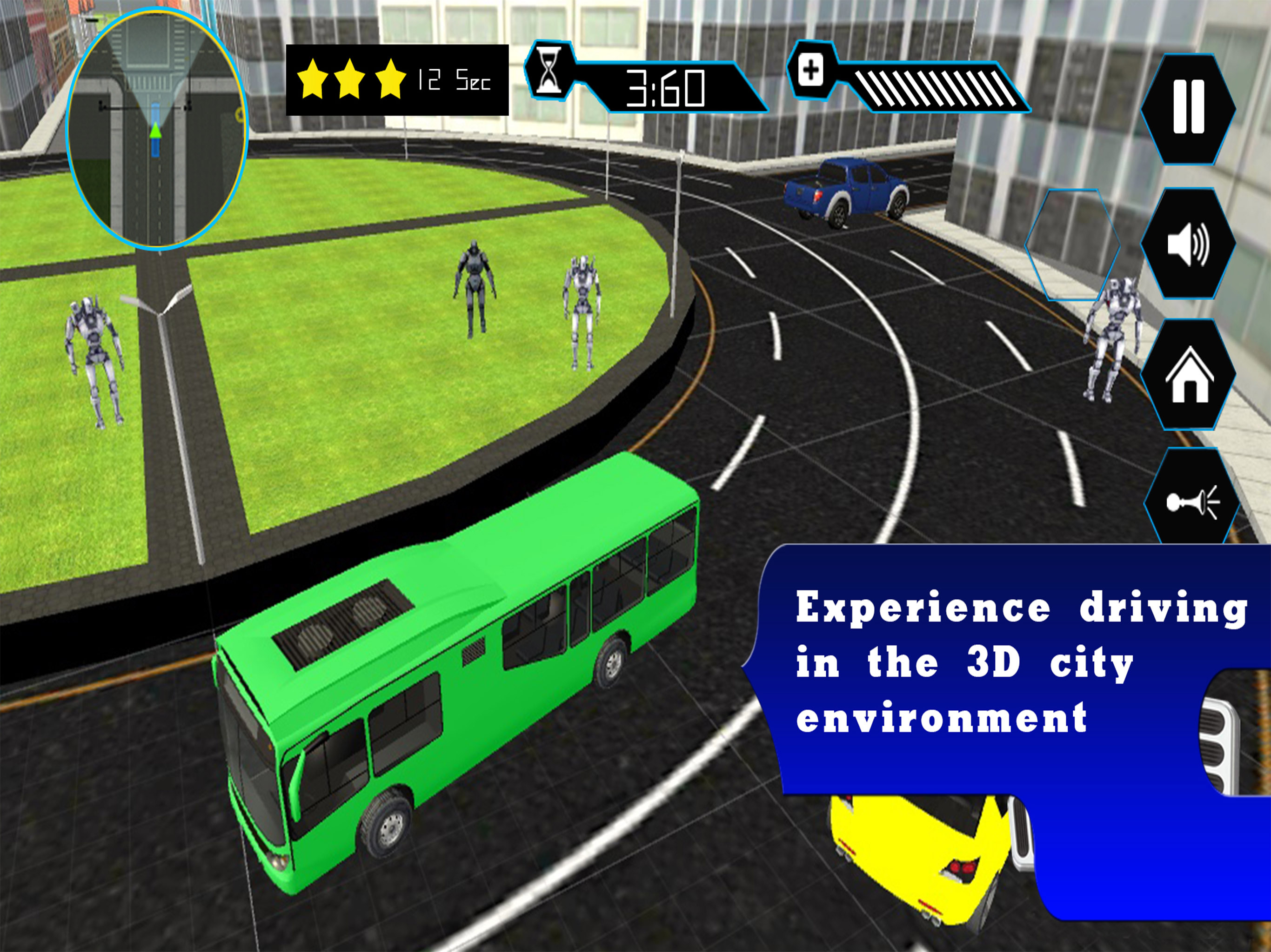 Robot Passengers City Bus screenshot 8