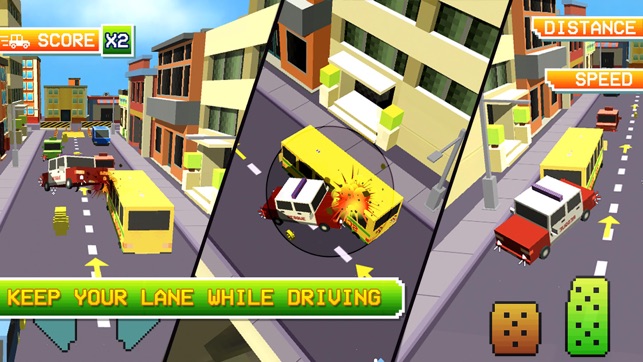 Blocky Car Parking & Driving Sim Simulator 2017(圖5)-速報App
