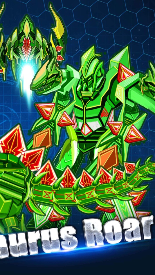 #2. Snarl-Stegosaurus: Robot Dinosaur Fighting Game (iOS) 由: 震宇 张