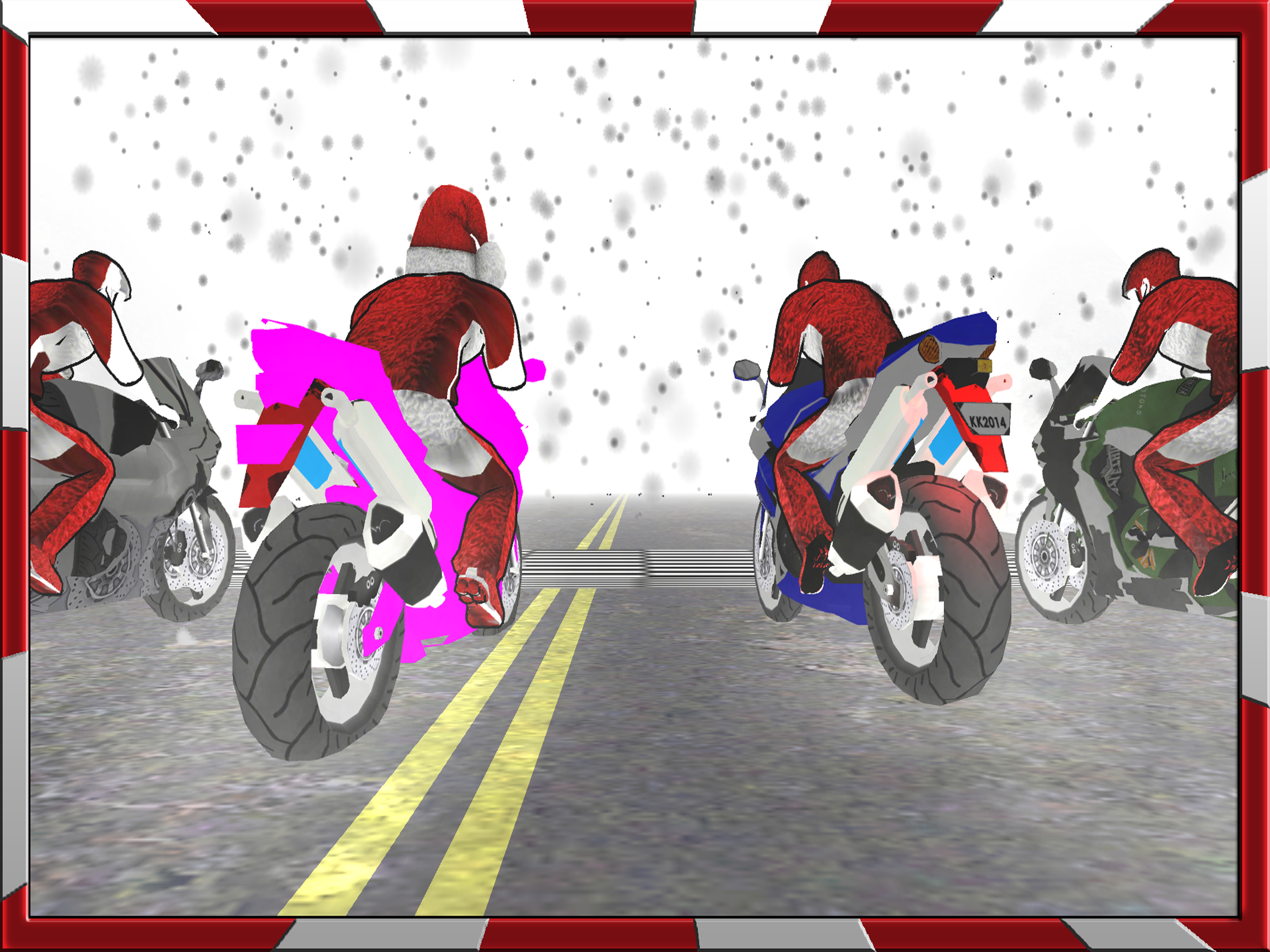 Santa Claus on Heavy Bike Adventure Simulator screenshot 10