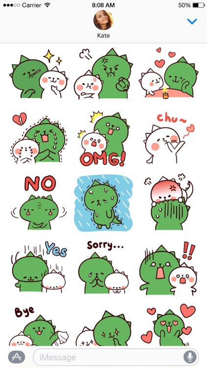 Dino Love stickers screenshot-3