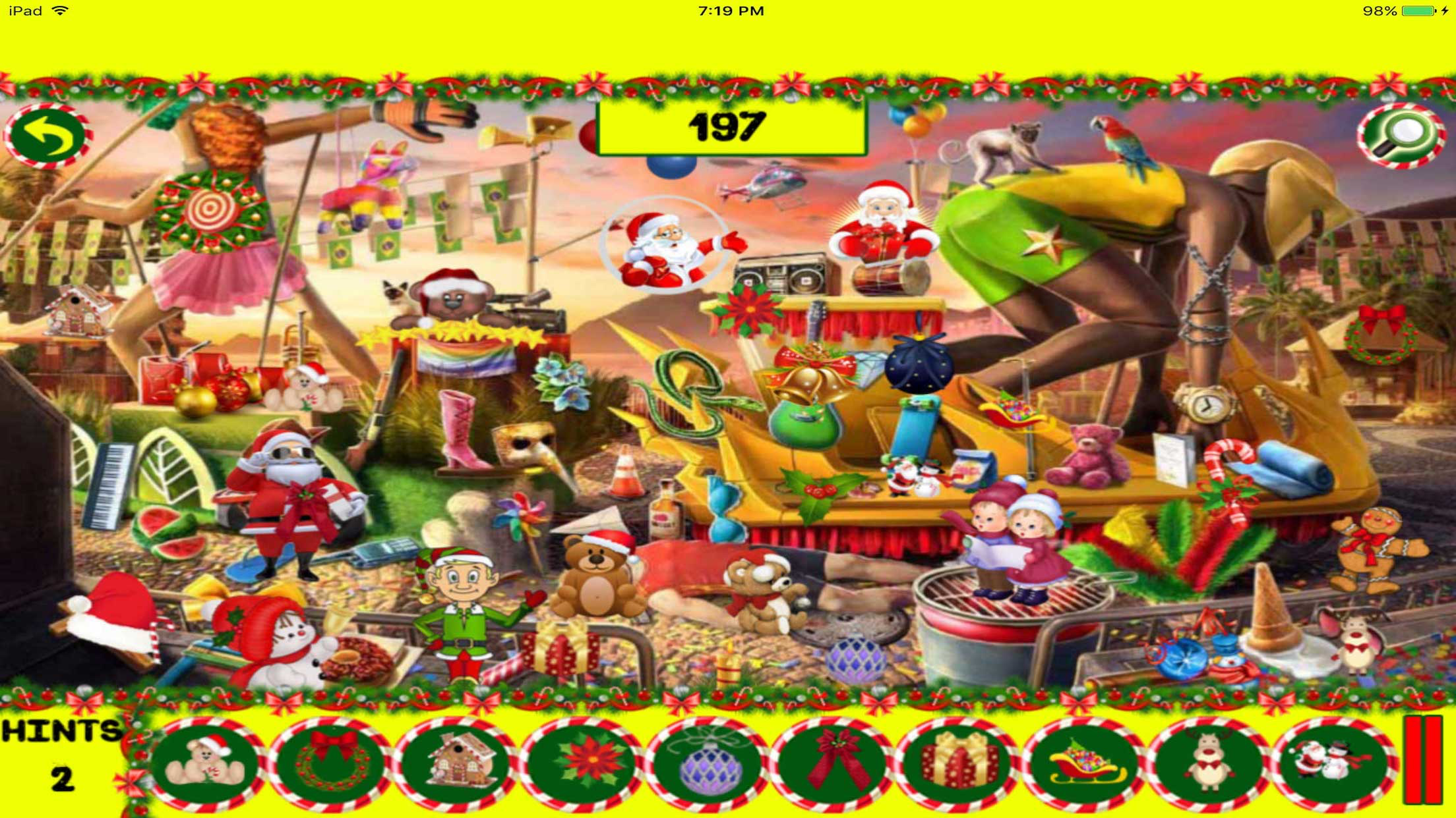 Free Hidden Objects:Christmas Night Hidden Object screenshot 3